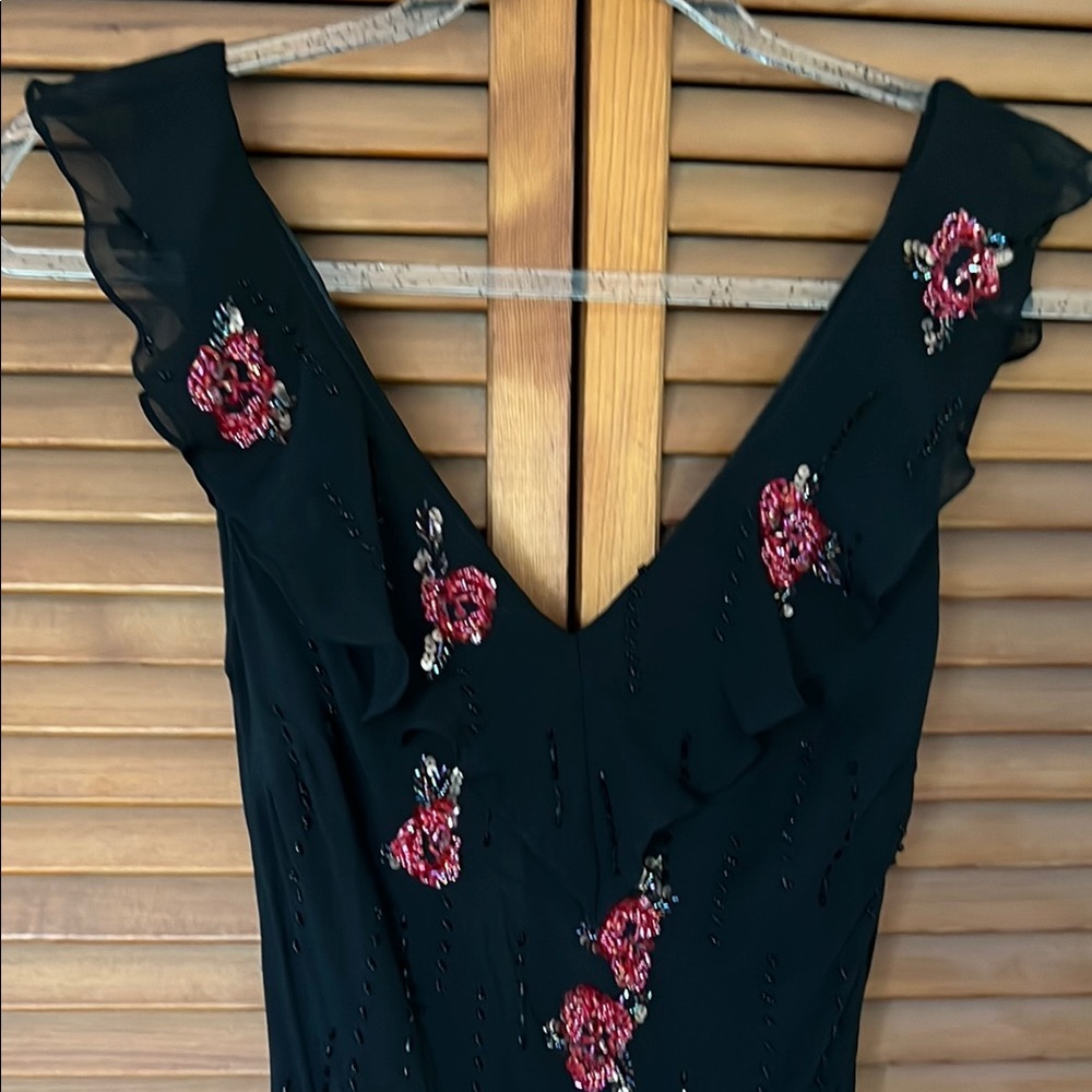 Sue Wong Nocturne y2k beaded silk dress - Picture 3 of 6